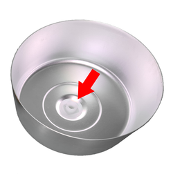 Вставка пластиковая в молокоприемник (чашу) сепаратора Сокол, Зорька 120 и Мотор Сич