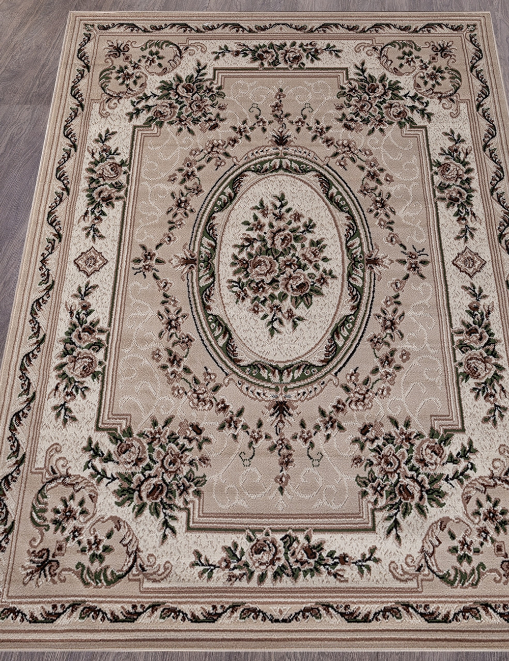 Ковер 5444 - BEIGE - Прямоугольник - коллекция GAVANA размер 60*110 см
