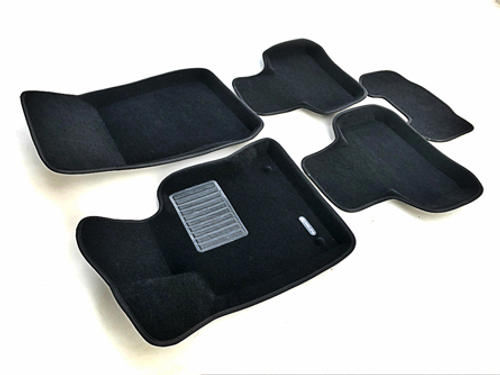 Коврики салона для MERCEDES X204 (GLK-Class) (2009-) Euromat 3D Business черные. Арт. EMC3D-003511