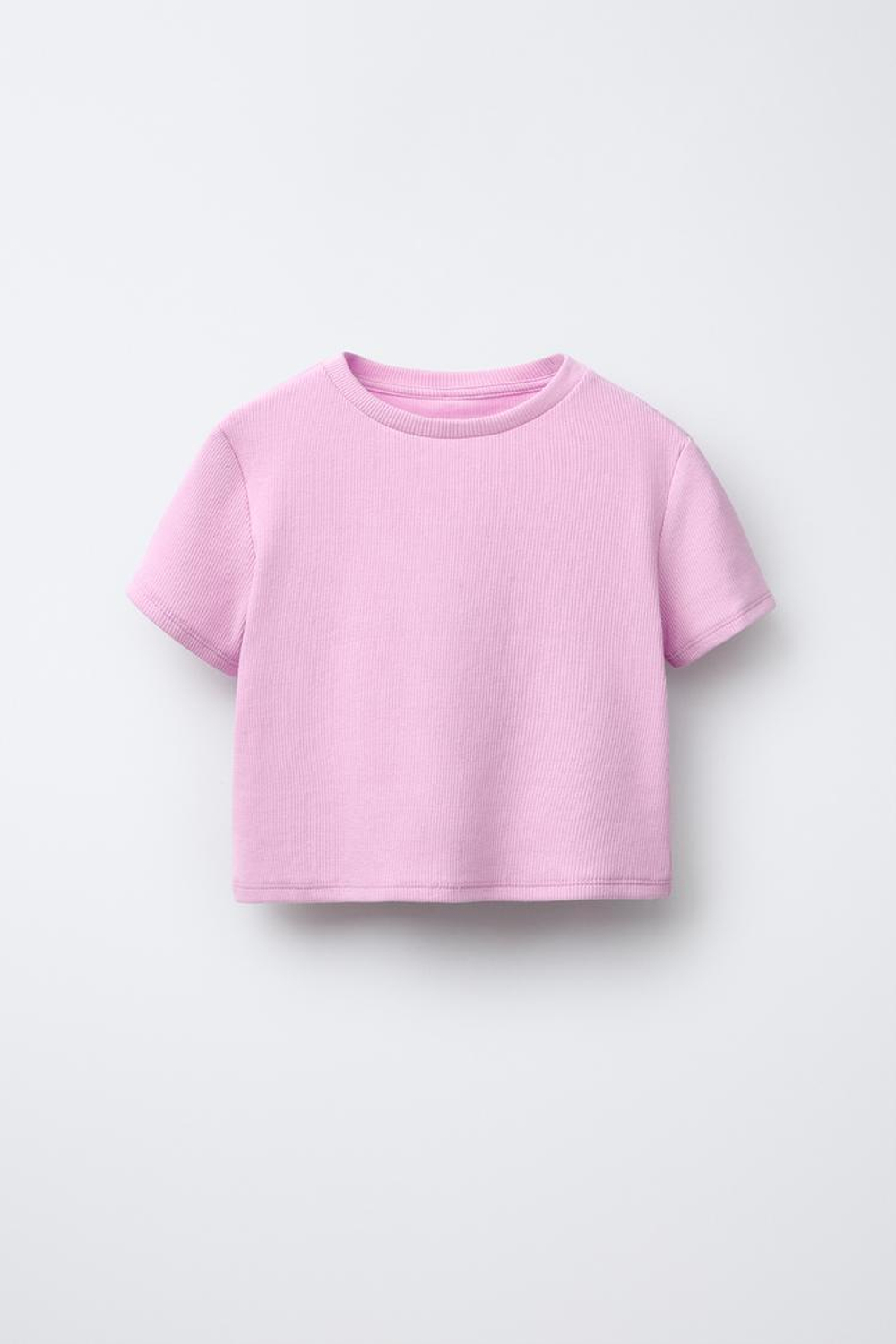 ZARA РУБАШКА OXFORD В ПОЛОСКУ С ФУТБОЛКОЙ В РУБЧИК, РОЗОВЫЙ