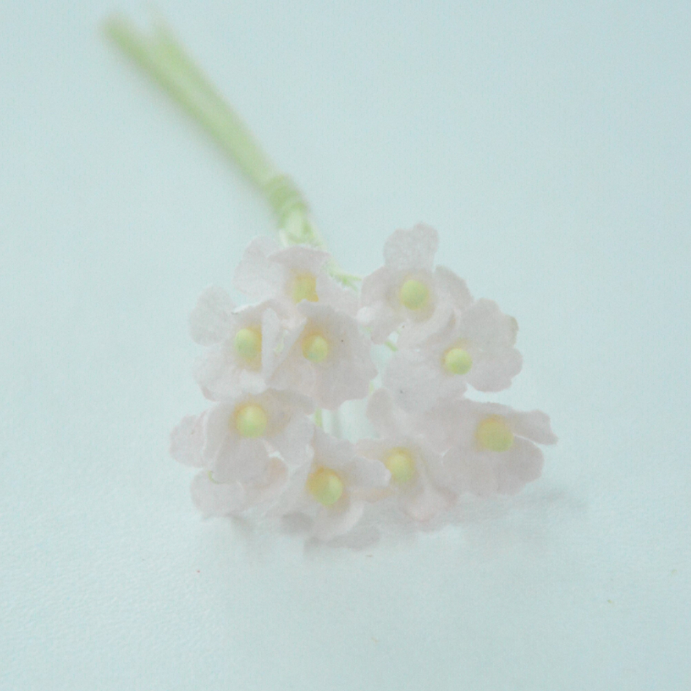 Цветок круглый бумажный мини 1см