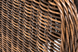 "Толедо" пуф плетеный, цвет коричневый