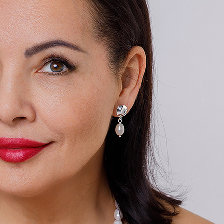 Серьги Fiore Luna Pearle AL1005 S