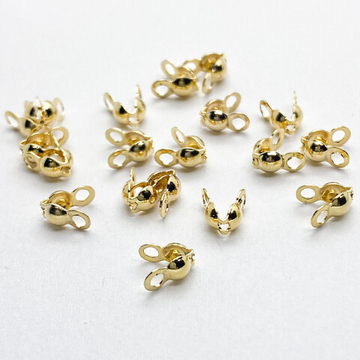 Каллоты, цвет золото, размер 6*3 мм, цена за 10 шт