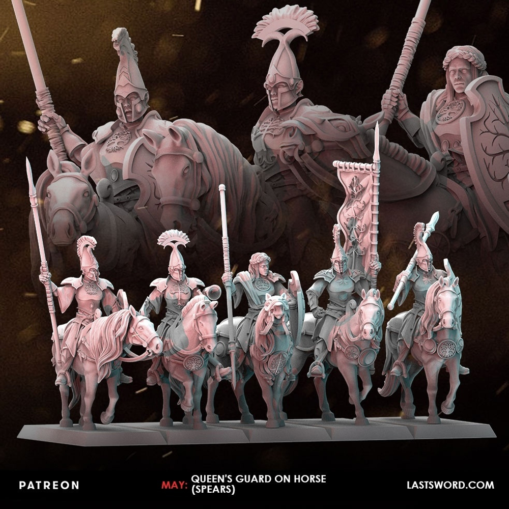High Elves Queen&#039;s Guard Spears