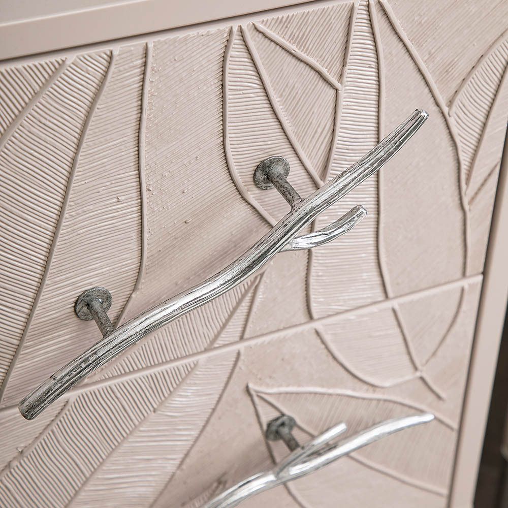 Тумба Арт Колор leaves Стайл Сильвер Серый агат