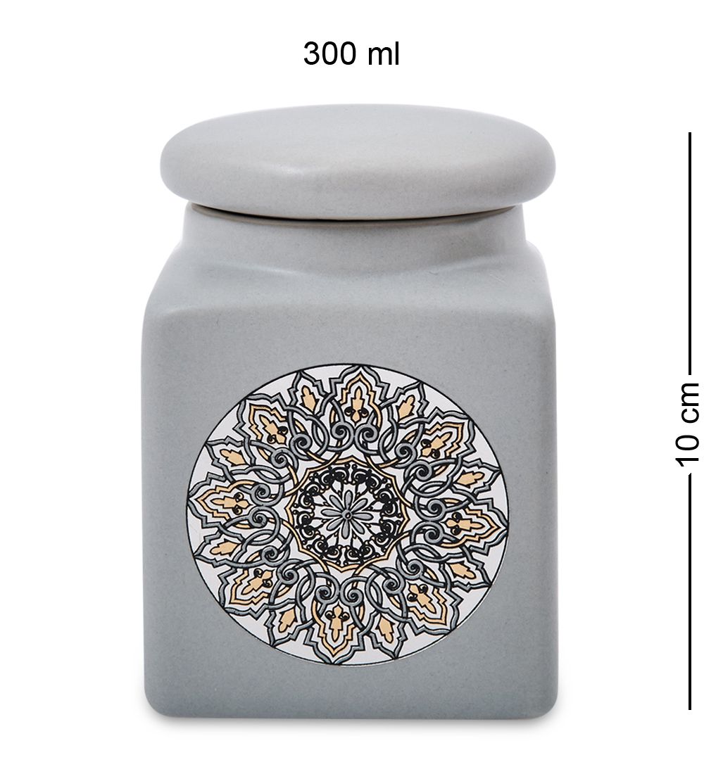 TJ-11/1 Керамическая банка мал. с крышкой