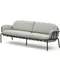 Joncols 3-местный алюминиевый диван серого цвета 225 см
