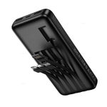 Hoco J163 Wonderful портативный аккумулятор с 4 кабелями (10000mAh)