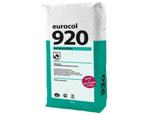 Гипсовая самовыравнивающаяся смесь Forbo 920 Europlan Alphy 25 кг