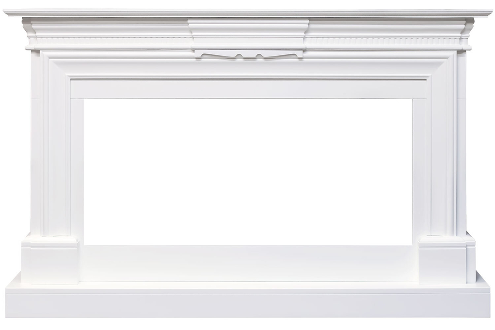Портал Royal Flame Chelsea - Белый (Ширина 1350 мм)