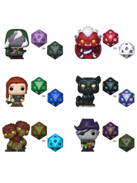 Рандомная Фигурка Funko Bitty POP! D&D + Dice