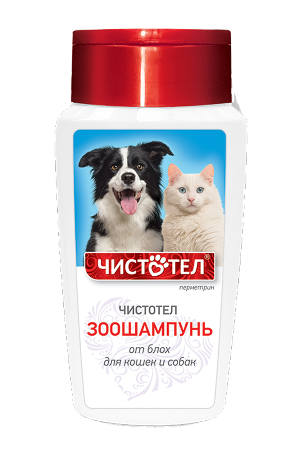 Чистотел Шампунь от блох для кошек и собак 180мл.