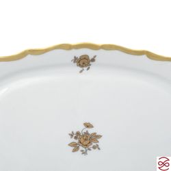 Блюдо квадратное Queen's Crown Золотая роза 21 см