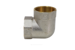 Угольник латунь никель Ду 40 (1 1/2") ВР/ВР 9001 ГОСТ 32585-2013 Aquasfera 9001-05