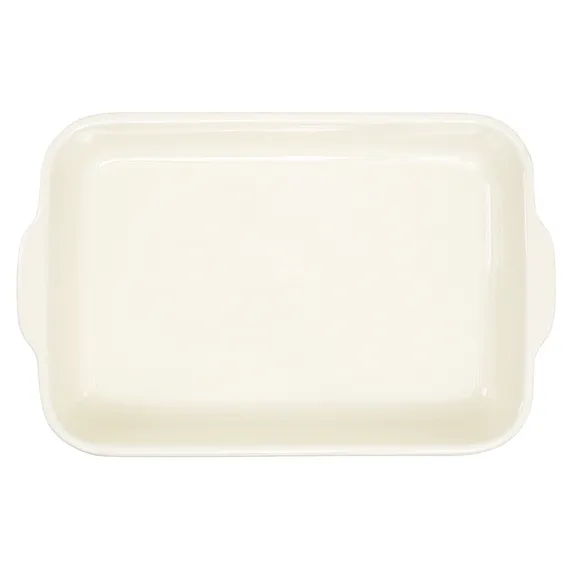 Блюдо для запекания birds of paradise, 36х23 см, кремовое