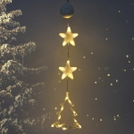 Фигура светодиодная «Елочка» 15*19 см (батарейки 3 ААА), 1 реж, Теплый белый