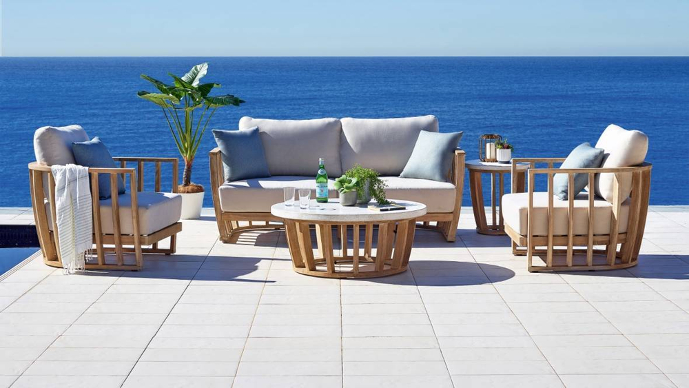 Диванная группа из акации WOODLAND