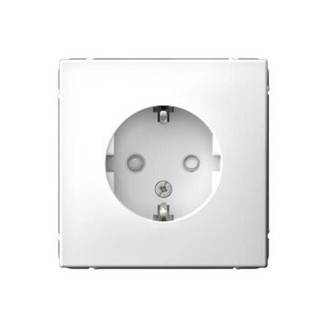 Розетка ArtGallery 16А с заземл. защ. шторки механизм бел. SE GAL000145