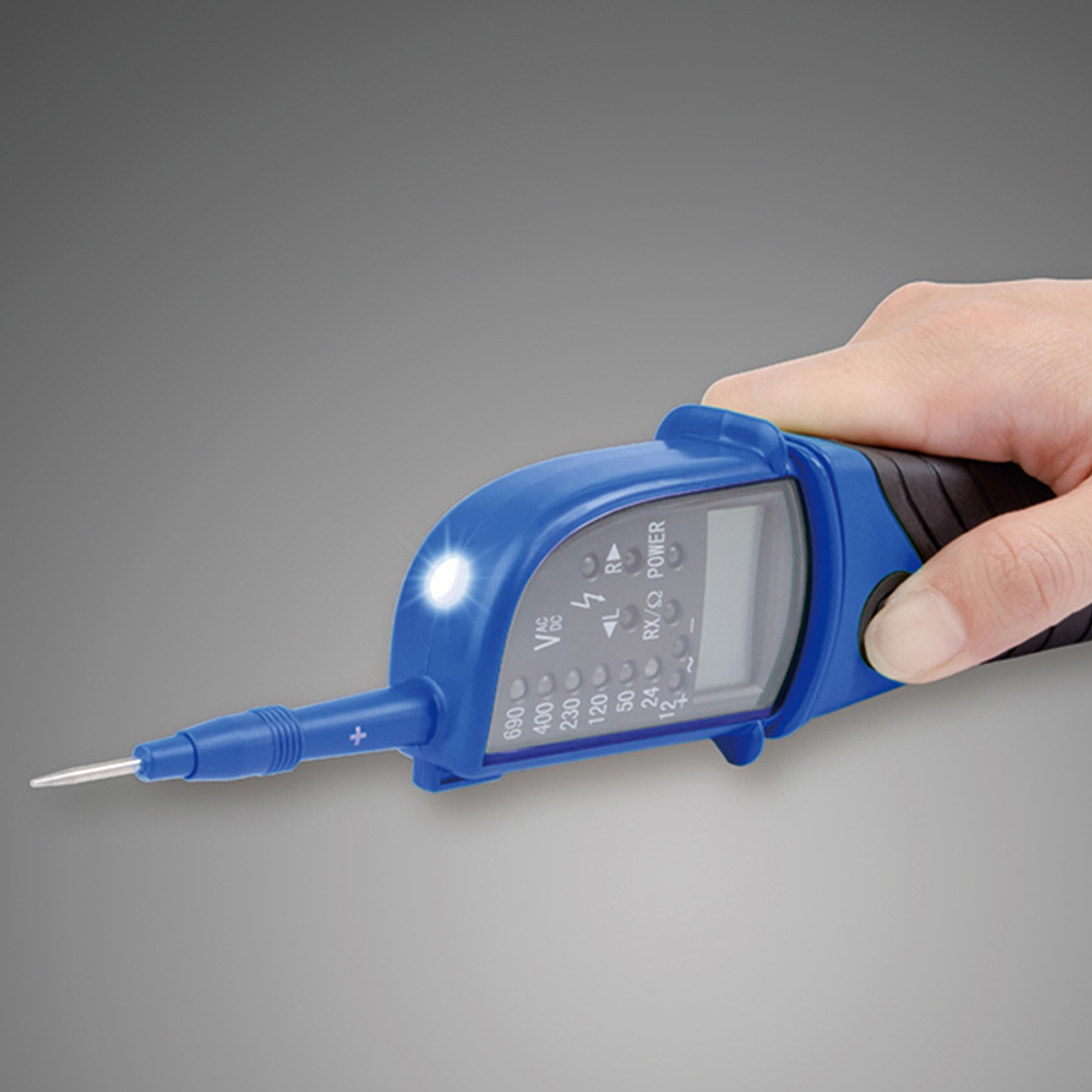 KING TONY (6CB21) Тестер цифровой для проверки напряжения, AC/DC, 12-690 В