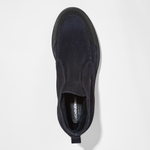 Замшевые ботинки Luca Guerrini 13303 синие на меху