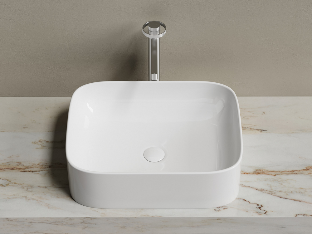 Умывальник чаша накладная прямоугольная Element 505x380x150мм