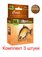 Полиэстровая леска NL ULTRA CARP летняя 0,3 мм 1 шт