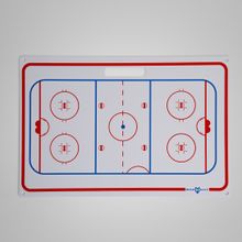Доска тактическая хоккейная на колесах 40 x 60 см