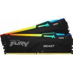 Оперативная память Kingston Fury Beast RGB Black DDR5 DIMM 5600Mhz CL36 - 32Gb (2x16Gb) KF556C36BBEAK2-32