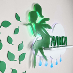Светильник "Фея на облачке"