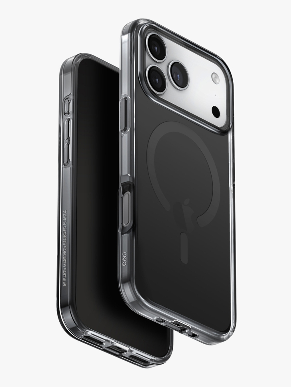 Uniq для iPhone 17 Pro Max чехол Clario Smoke (MagSafe)