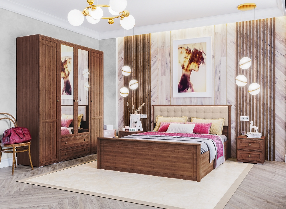 Пенал с полками правый РШ-22 Ричард, орех донской