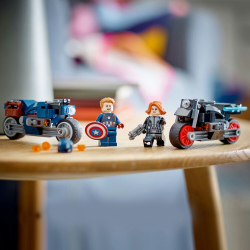 LEGO Marvel — Велосипеды Черной Вдовы и Капитана Америки 76260