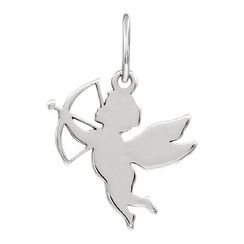 Подвеска Купидон - кулон из серебра