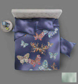 Постельное белье 2 спальное Mirabello Mariposa зеленое Италия