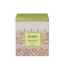 Чай зеленый Newby Зеленая сенча в жестяных банках 125г