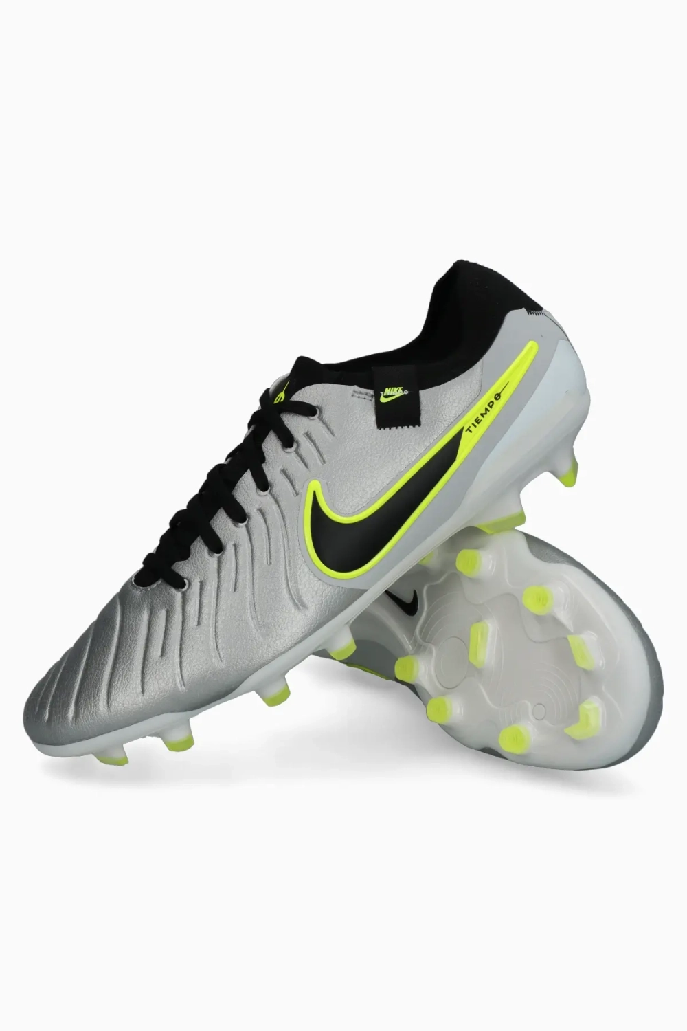 Бутсы Nike Tiempo Legend 10 Pro FG - серебряный