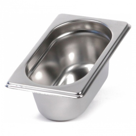 Гастроемкость из нержавеющей стали GN 1/9 176х109х100 мм (га28, 39087)