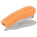 Степлер №10 BRAUBERG "Original", до 12 листов, с антистеплером, оранжевый, 227766