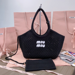 Miu Miu IVY Mesh Cotton Bag