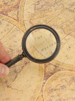 Nautical Морская лупа в кожаном футляре