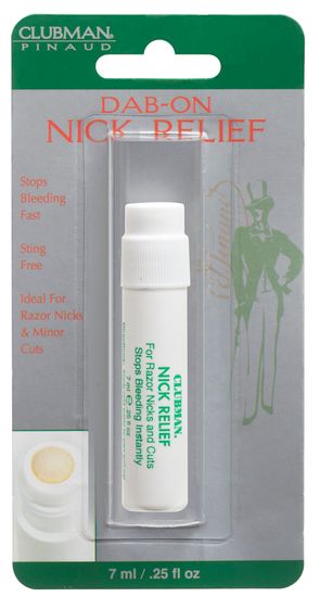 Clubman Nick Relief Dab On Styptic Заживляющее средство при порезах, 7 мл (W)