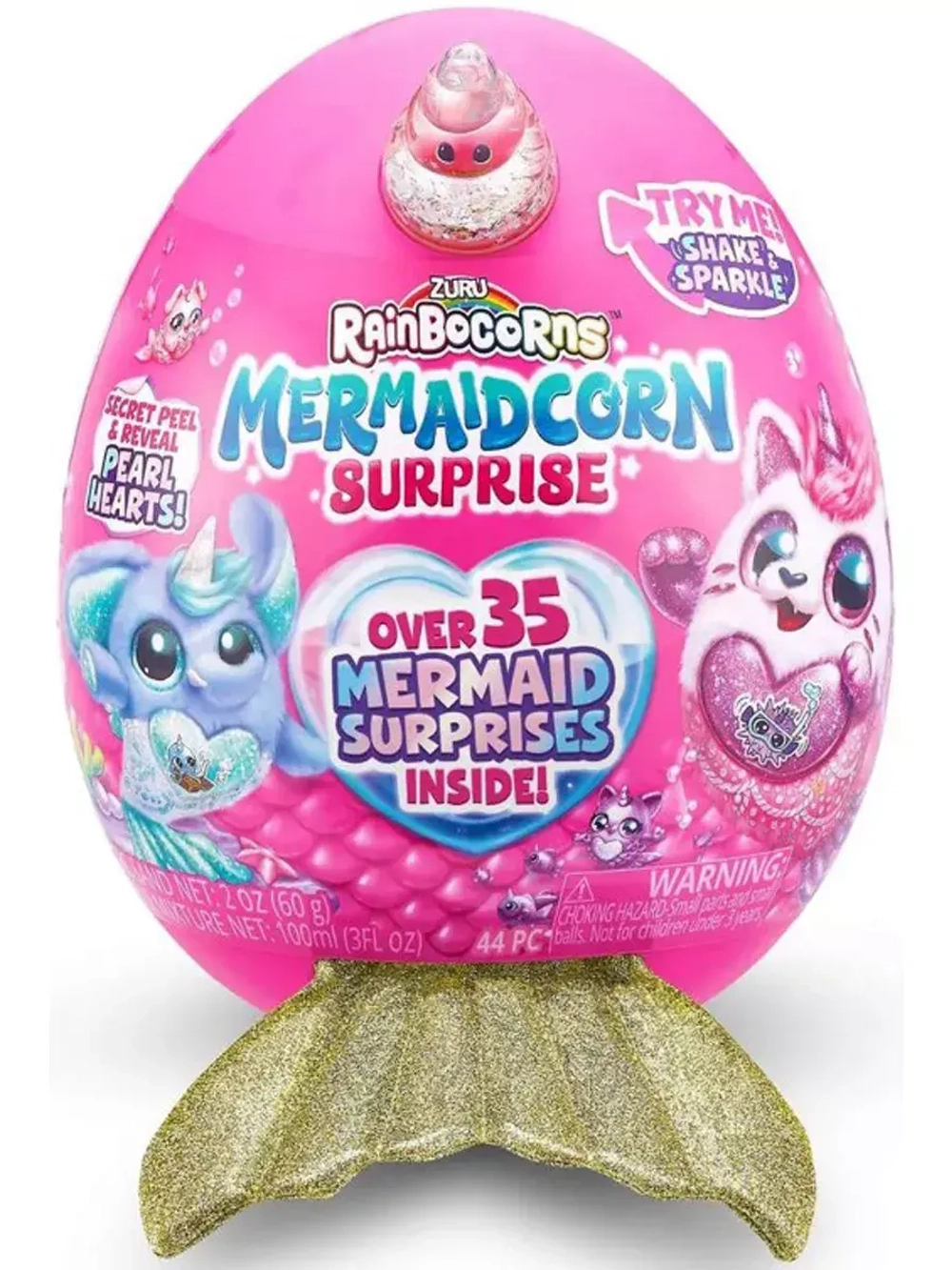 Мягкая игрушка сюрприз яйцо Rainbocorns Mermaidcorn Surprise