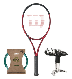 Теннисная ракетка Wilson Clash 100L V2.0 струны и натяжка в подарок