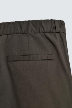 ZARA БРЮКИ-ДЖОГГЕРЫ ИЗ ТЕХНИЧЕСКОЙ ТКАНИ, КОРИЧНЕВЫЙ