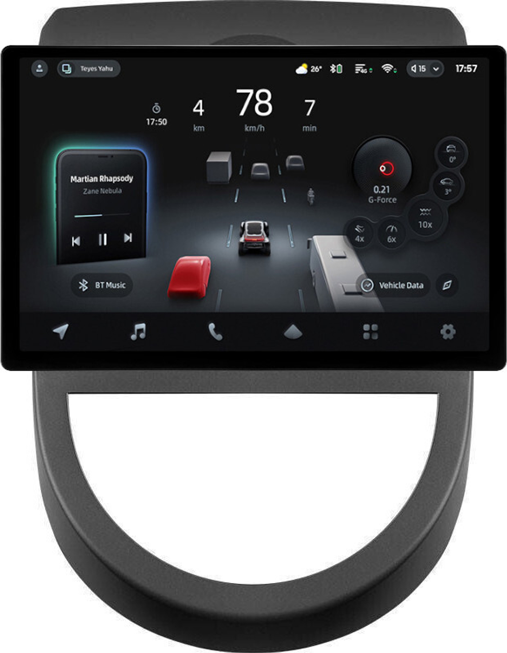 Магнитола для KIA Soul 1 2008-2011 - Teyes CC4-PRO монитор 13" 2K QLED на Android 13, Snapdragon 778G, 8+128, AI, CarPlay, DSP, 4G SIM-слот