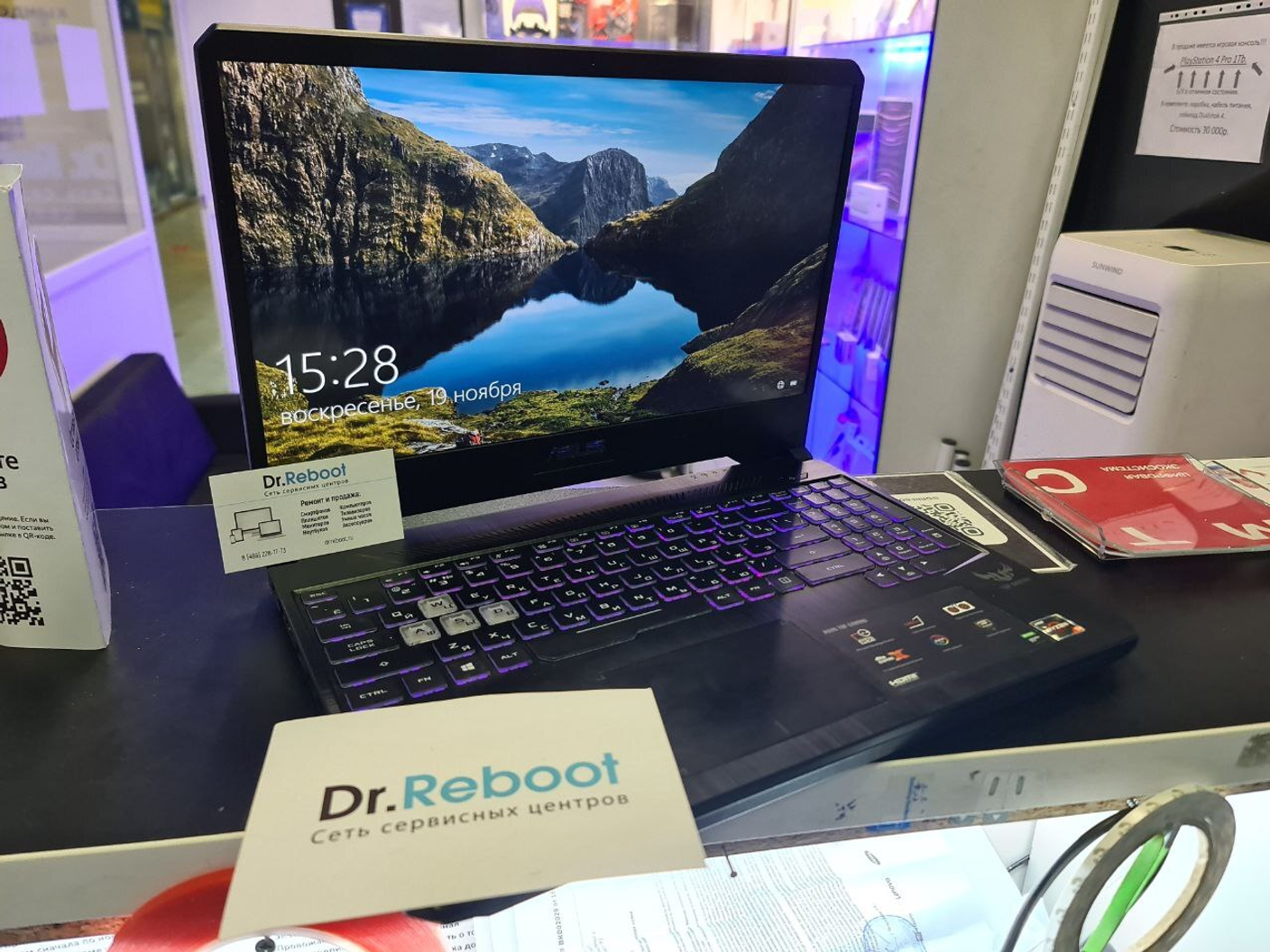 Ноутбук Asus FX505D: Чистка системы охлаждения и замена термопасты