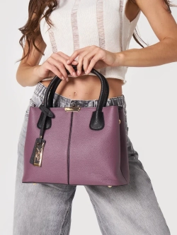 Сумка через плечо кожаная тоут классика средняя