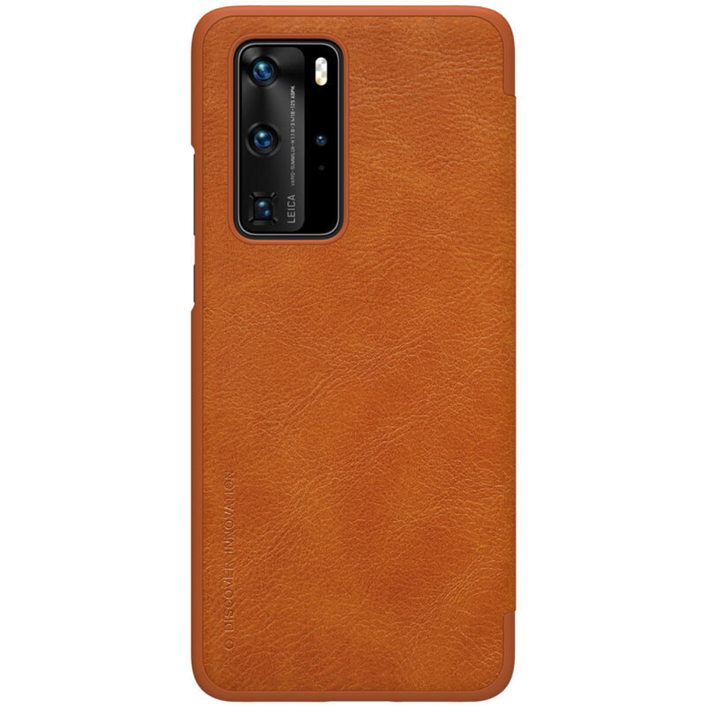 Кожаный чехол-книжка Nillkin Leather Qin для Huawei P40 Pro