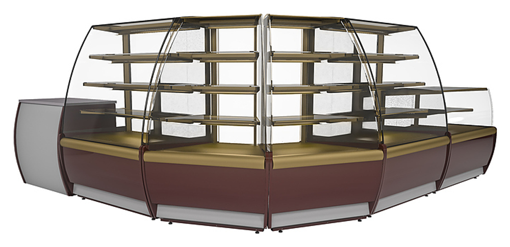 Витрина хлебная Carboma K70 N 1,3-2 (1,3)